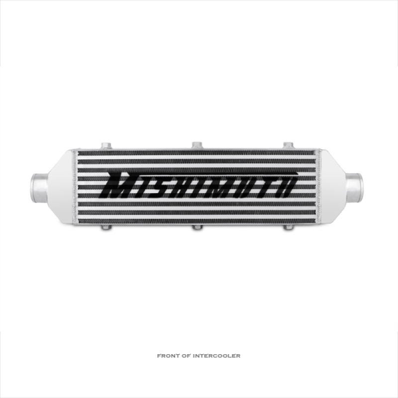 Mishimoto intercooler mounting point with M12x1.25 threaded bracket detail