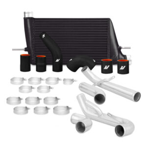 Mishimoto MMINT-EVO-10KBK Stealth Black performance intercooler kit for 2008-2015 Mitsubishi Lancer Evolution X