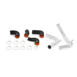 Mishimoto MK7 Intercooler Pipe Kit in polished aluminum finish with silicone couplers