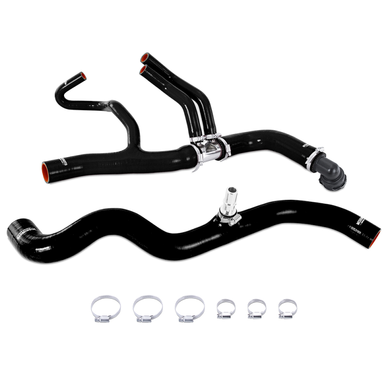 Mishimoto black silicone radiator hose kit MMHOSE-F35T-17BK for 2017 Ford Raptor 3.5L EcoBoost
