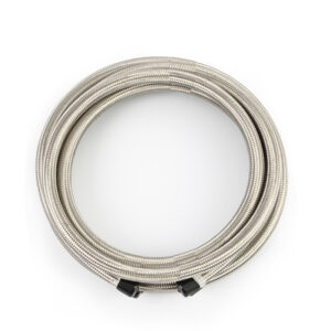 Mishimoto MMSBH-10180-CS -10AN Braided Line, Stainless Steel, 15 ft