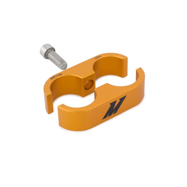 High-quality fabrication part from Mishimoto for oil lines
