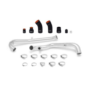 Mishimoto polished 2.5in mandrel-bent aluminum intercooler piping for 2014-2016 Ford Fiesta ST 1.6L EcoBoost