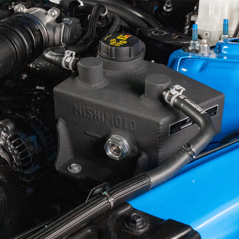 High-quality aluminum expansion tank for Mustang GT and EcoBoost
