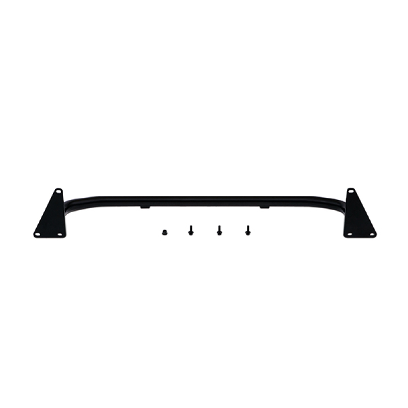 Mishimoto front-mount intercooler kit installed in a 2015-2021 Subaru WRX engine bay