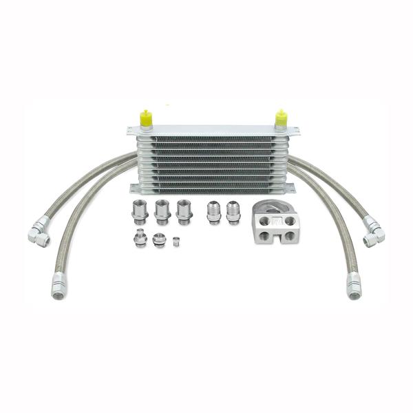Mishimoto oil cooler kit stainless steel braided hoses with -10AN fittings