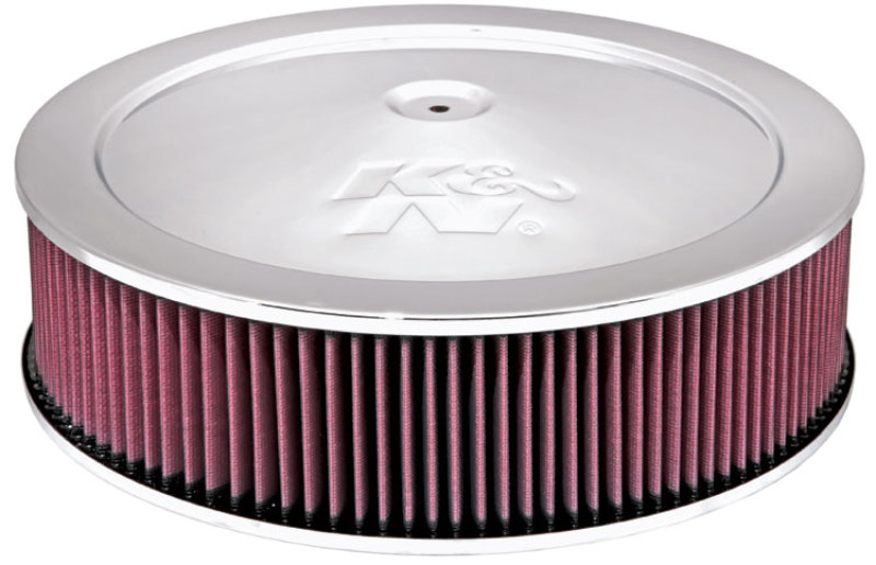 K&N Filters 60-1290 Custom Air Cleaner Assembly with base and top plate
