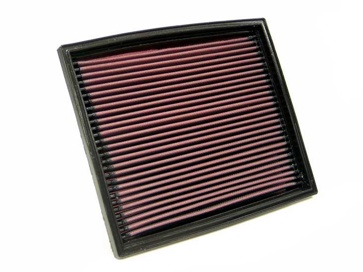 Washable and reusable K&N air filter for improved performance