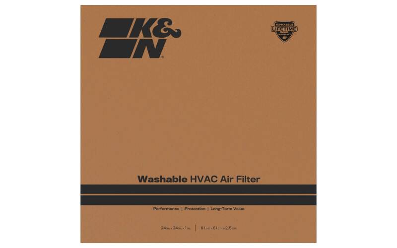 MERV 8 Rated K&N Reusable Air Filter