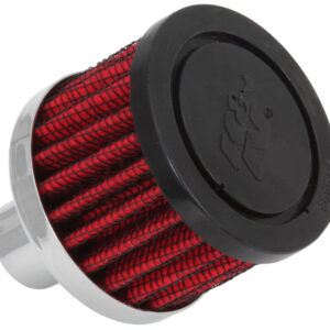 K&N Filters 62-1030 crankcase vent filter with chrome-plated steel base