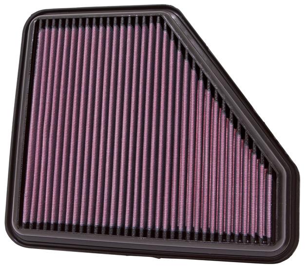 Close-up of K&N 33-2953 Air Filter showing layered design