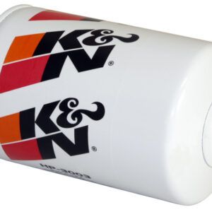 K&N Filters HP-3003 oil filter with pleated synthetic-blend media