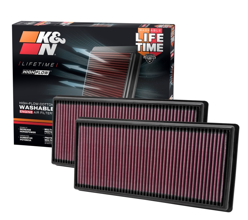 K&N 33-2446 High-Flow Air Filter for Land Rover Vehicles - Image 7