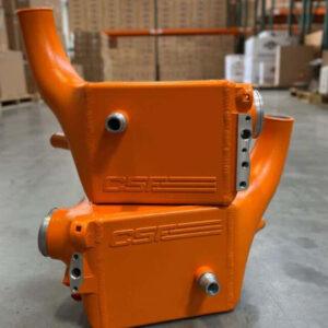 CSF 8351FOM Charge Air Cooler in Fire Orange Matte finish