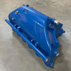 CSF 8233SRB Charge-Air Cooler Manifold in Santorini Royal Blue