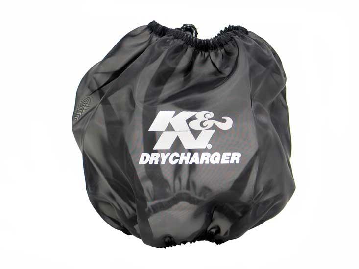 Silicone treated polyester wrap for air filters
