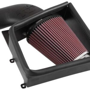 K&N Filters 63-1132 Air Intake System with high-density polyethylene tube