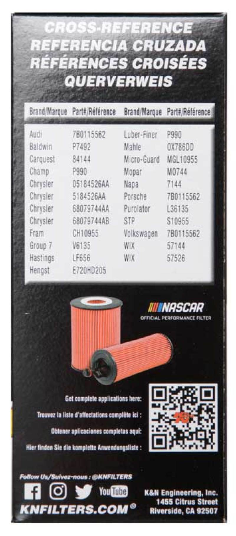 K&N HP-7025 Cartridge Oil Filter for Engine - Image 9