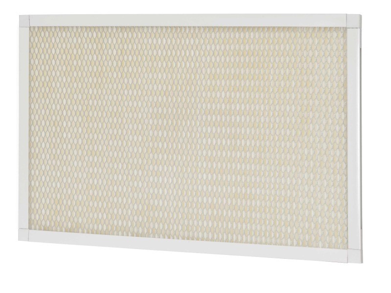 Close-up of K&N HVC-11824 air filter pleated synthetic media