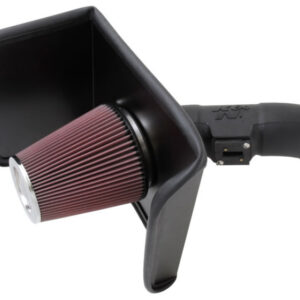 K&N Filters 63-9036 Air Intake System with high-density polyethylene tube