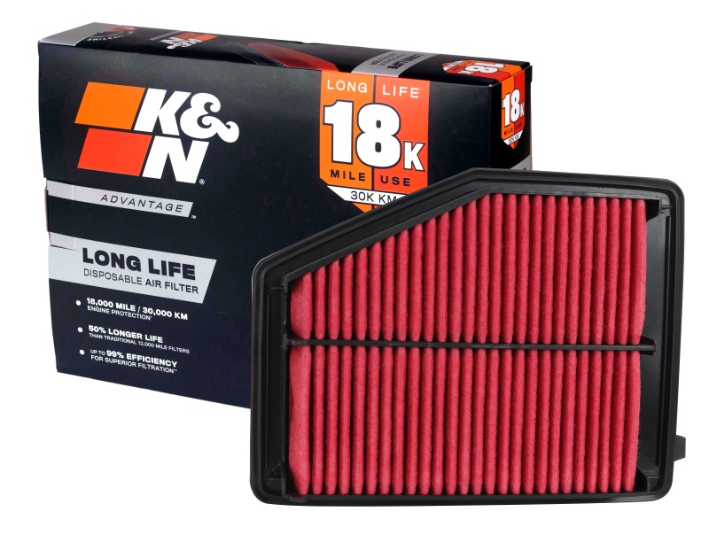 Close-up view of K&N Filters KNA-2468 Air Filter