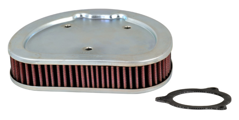 Premium oiled cotton gauze motorcycle air filter by K&N