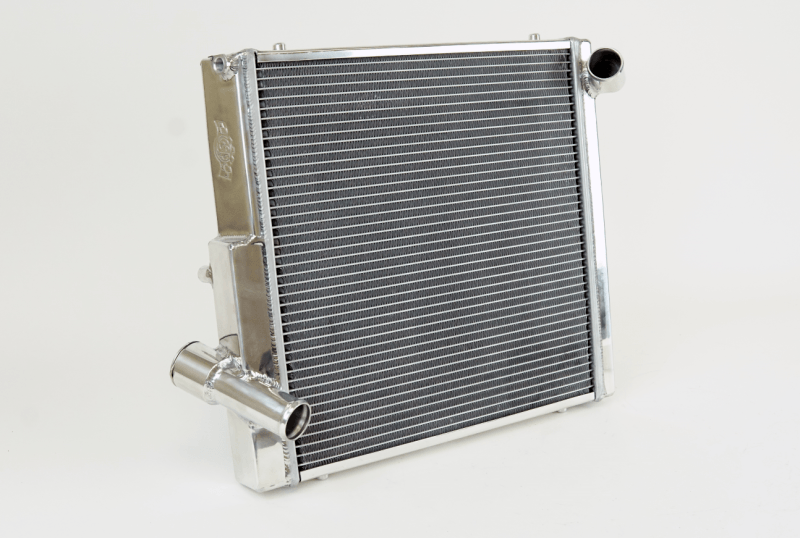 Close-up of CSF 7086 radiator multi louvered fins