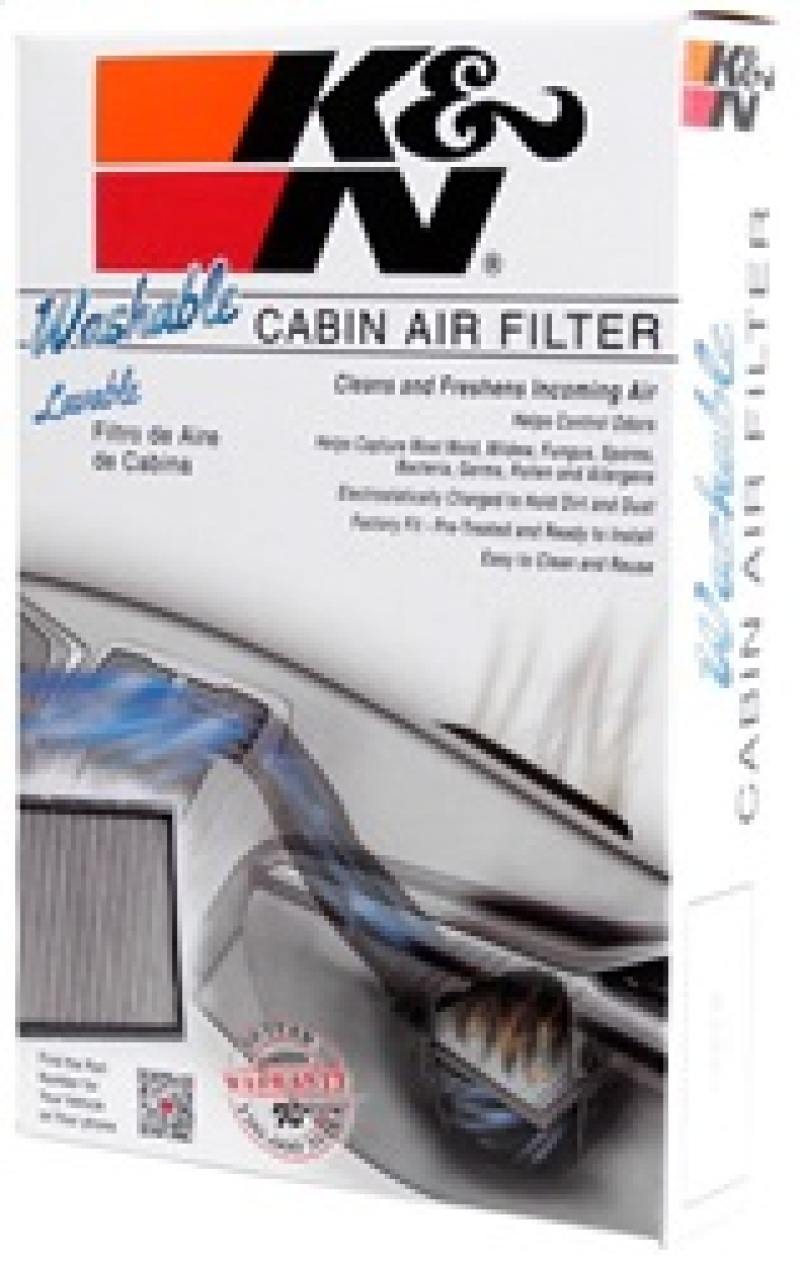 K&N Filters VF1012 Washable Cabin Air Filter - Image 7