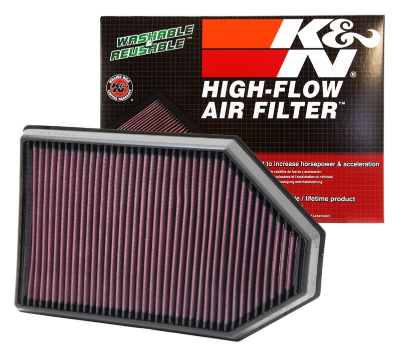 K&N 33-2460 High-Flow Air Filter for Chrysler, Dodge - Image 10