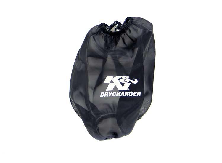 Silicone treated polyester wrap for air filters