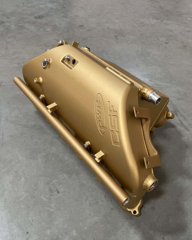 CSF 8233CCGM Charge-Air Cooler Manifold in Carbon Ceramic Gold Matte