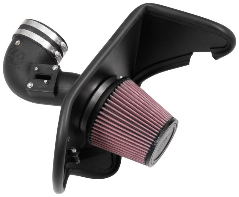 K&N Filters 63-3105 air intake system with HDPE tube