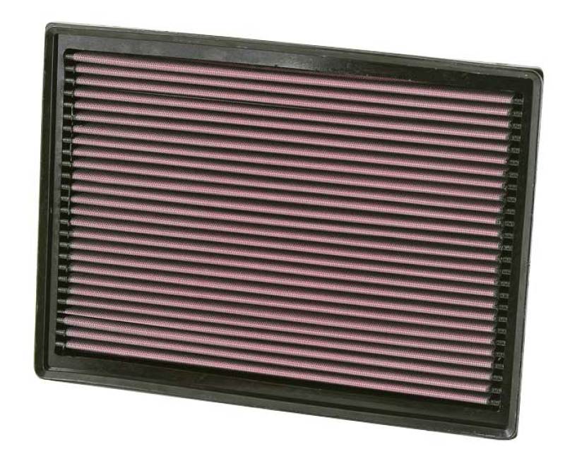 K&N 33-2391 High-Flow Air Filter with layered cotton media