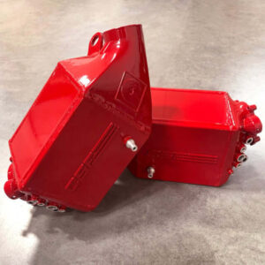 CSF 8109FER Twin Charge-Air-Cooler Set in Fire Engine Red