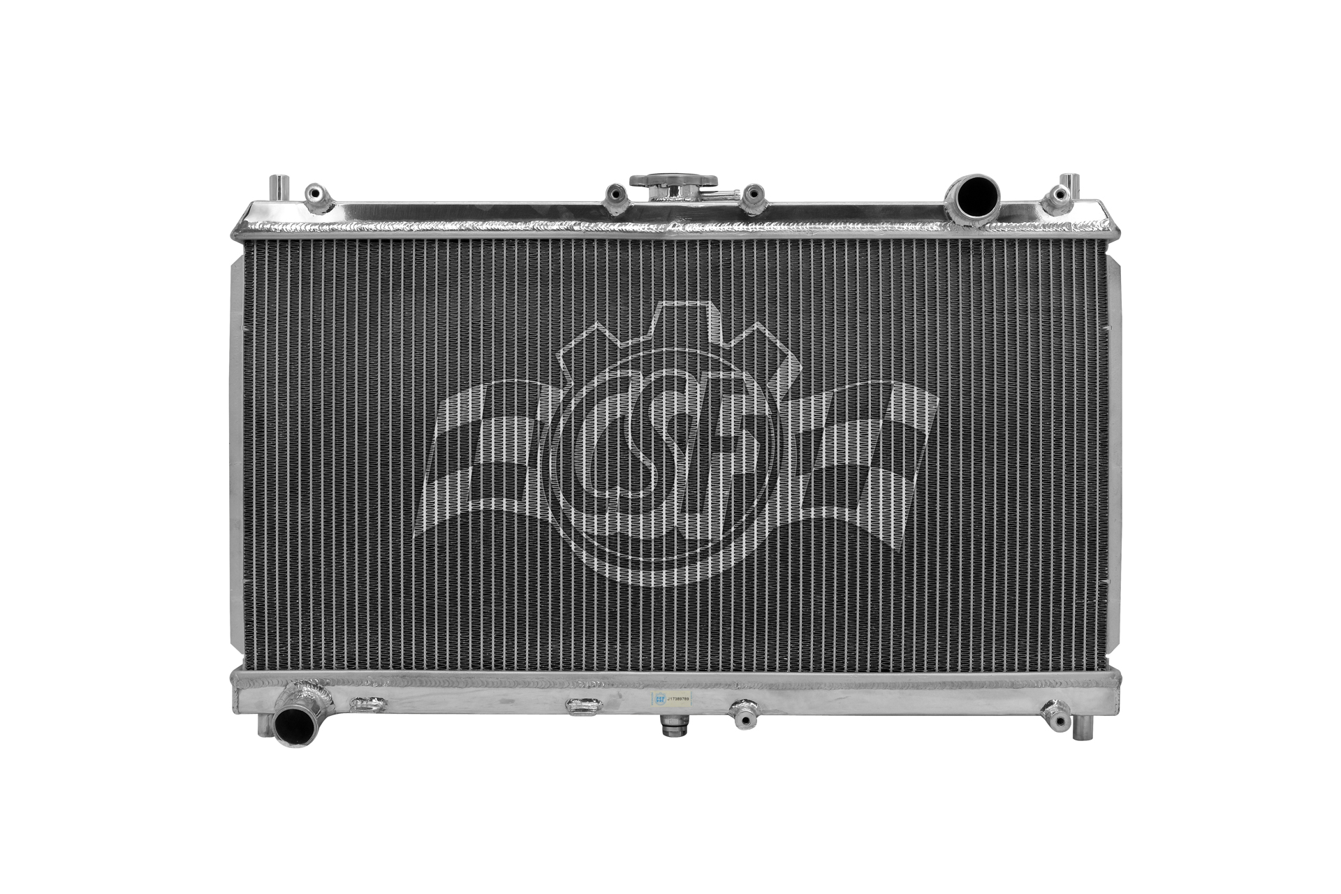 Multi louvered fins of CSF 2863 radiator for airflow
