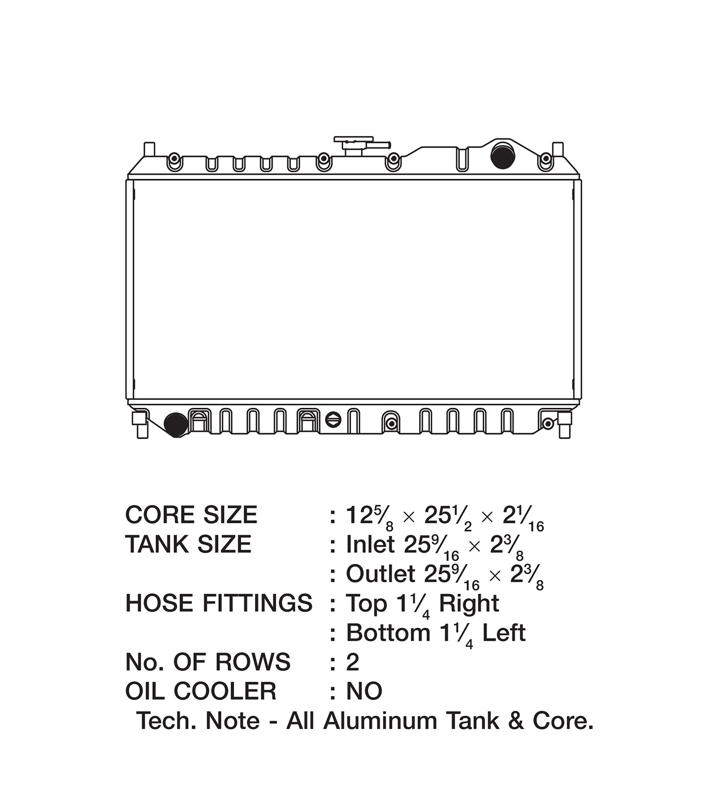 CSF 2863 High-Performance All-Aluminum Radiator - Image 6