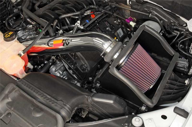 Components included in K&N Filters 77-2591KP Cold Air Intake System