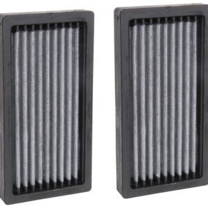 K&N Filters VF1016 Cabin Air Filter with packaging dimensions