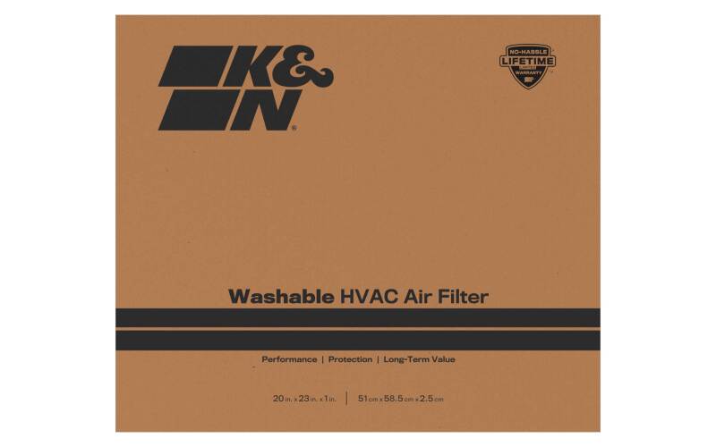 MERV 8 rated K&N air filter