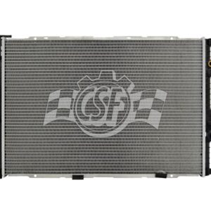 CSF 2918 Radiator for BMW models, showcasing its design and structure.