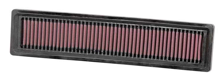 Close-up of K&N 33-2925 Air Filter showing layered cotton media