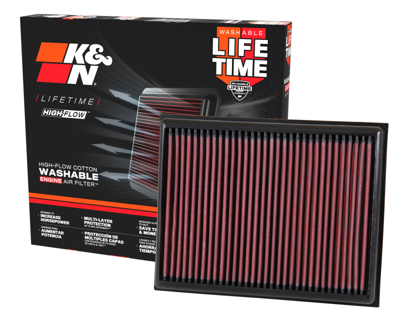 K&N 33-3059 High-Flow Air Filter for Chevrolet Equinox 2027 - Image 10