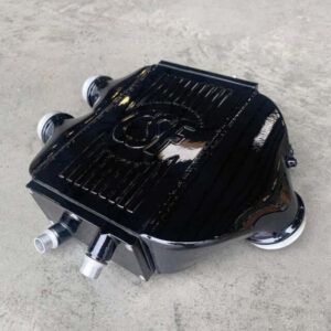CSF 8082GB Top Mount Charge-Air-Cooler in Gloss Black