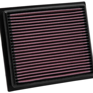 K&N 33-2435 High-Flow Air Filter with layered cotton media