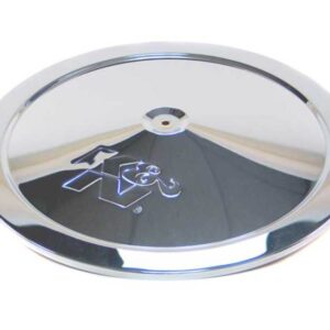 K&N 07377 air filter top plate with chrome finish