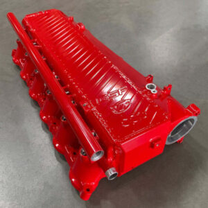 CSF 8200FER Charge-Air Cooler Manifold in Fire Engine Red