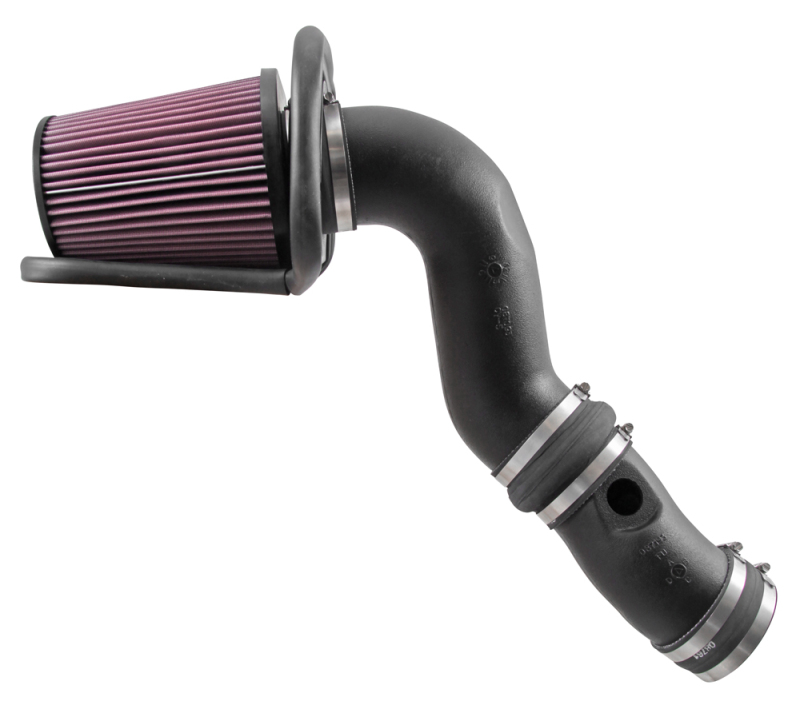 Custom heat shield of K&N 57-2546-1 Air Intake System