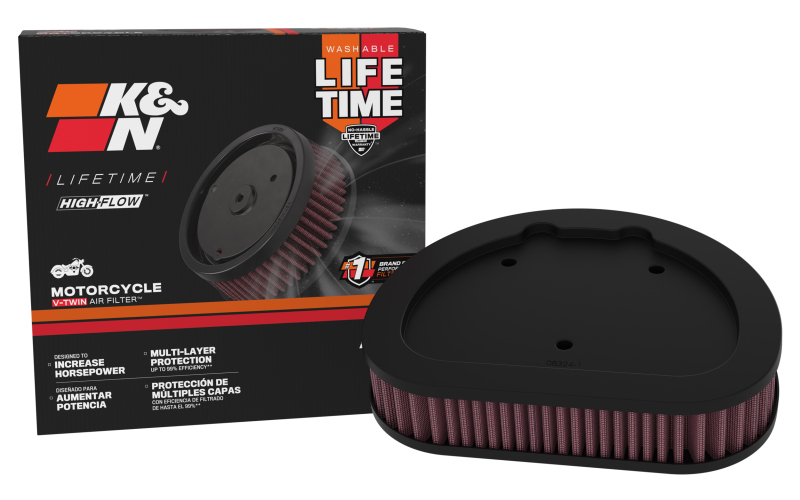 K&N Filters HD-1508 High-Flow Air Filter for Motorcycles - Image 8
