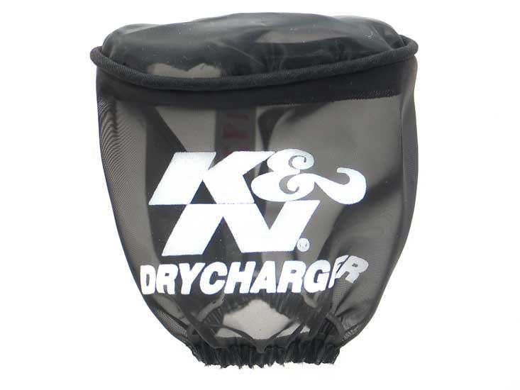 Silicone treated polyester wrap for air filters