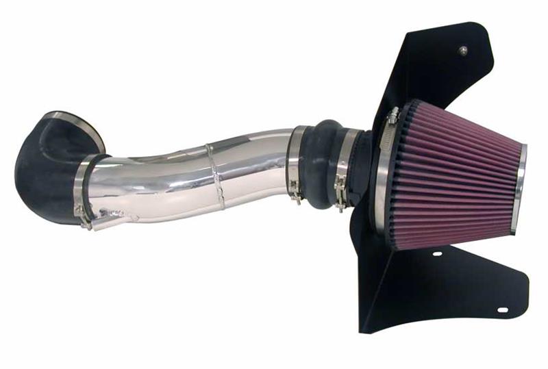 Components of K&N Filters 69-7201TP cold air intake system